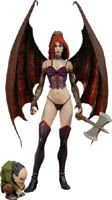 image de action figure figurine neca castlevania succube