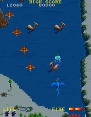 une photo d'écran de Dragon Spirit
