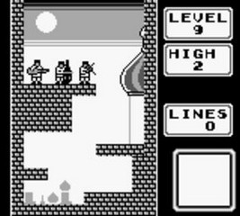 une photo d'écran de Tetris