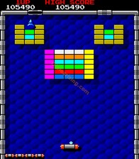 une photo d'Ã©cran de Arkanoid sur Arcade