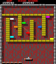 une photo d'Ã©cran de Arkanoid sur Arcade