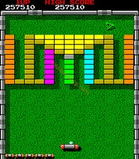 une photo d'Ã©cran de Arkanoid sur Arcade