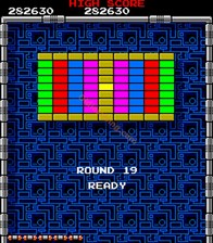 une photo d'Ã©cran de Arkanoid sur Arcade