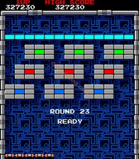 une photo d'Ã©cran de Arkanoid sur Arcade