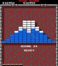 une photo d'Ã©cran de Arkanoid sur Arcade