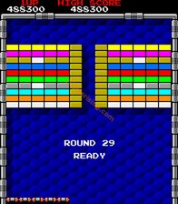 une photo d'Ã©cran de Arkanoid sur Arcade