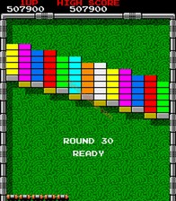une photo d'Ã©cran de Arkanoid sur Arcade