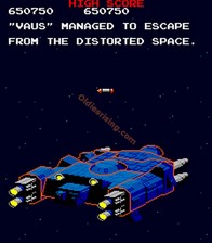 une photo d'Ã©cran de Arkanoid sur Arcade