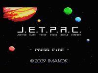 Jetpac, capture décran