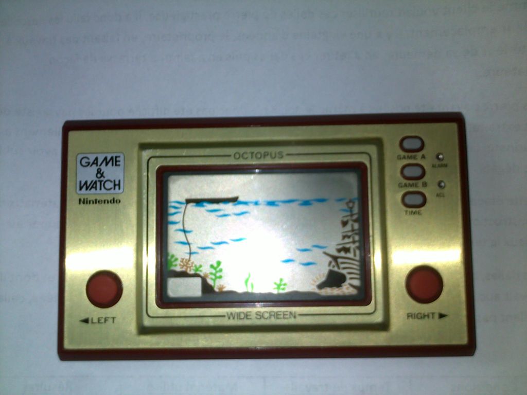 Test de Octopus sur Nintendo Game and Watch