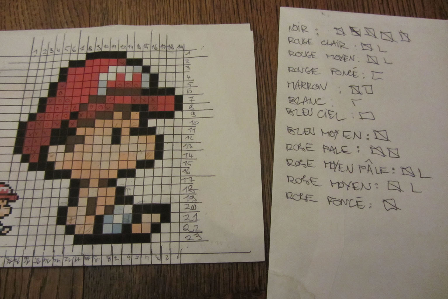 Dessin Facile Pixel Mario