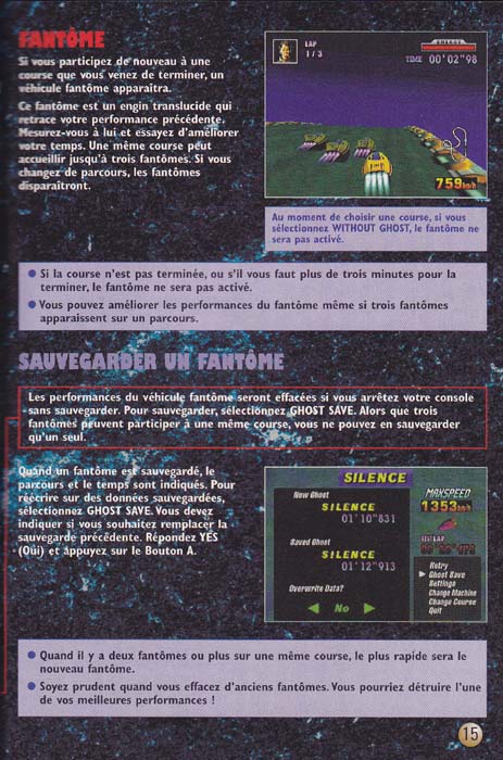 Notice De F Zero X Sur Nintendo 64 Manuel De F Zero X Sur Nintendo 64